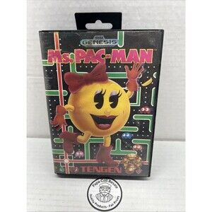 Ms. Pac-Man (Sega Genesis, 1991) Box Only